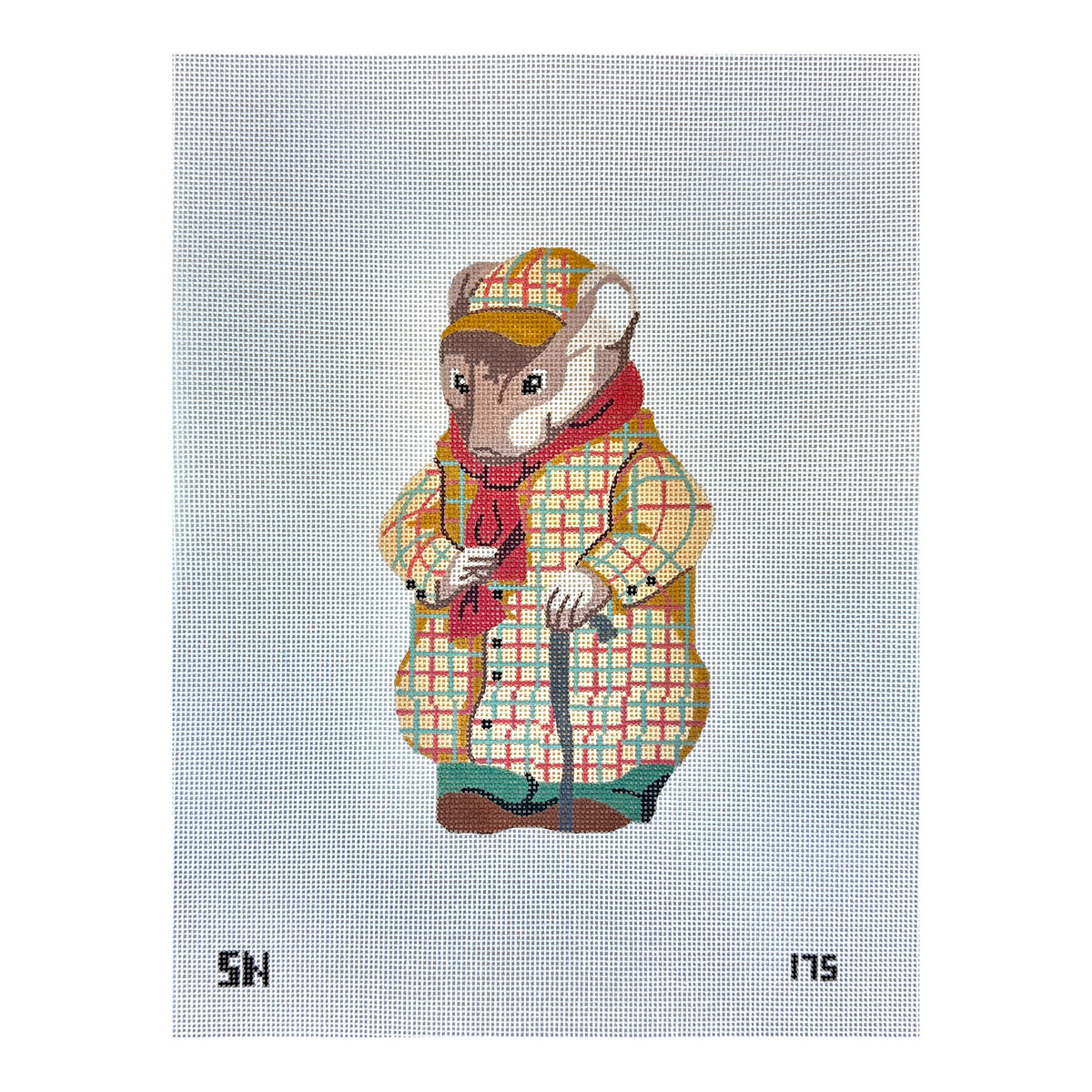 Silver Needle The Wind in the Willows Ratty Needlepoint Canvas