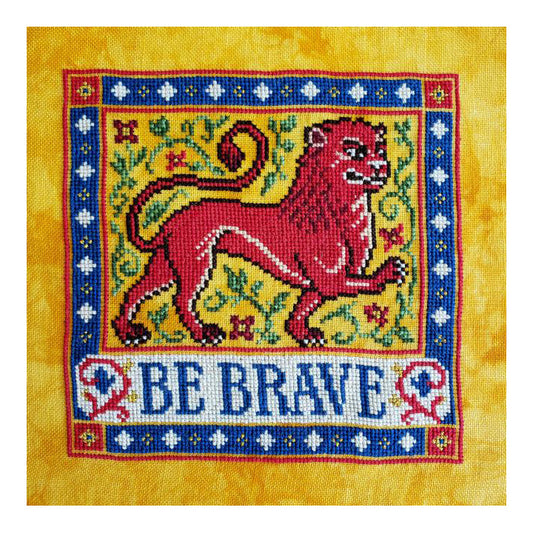 Siren Stitchworks Be Brave Cross Stitch Pattern