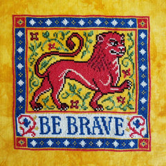 Siren Stitchworks Be Brave Cross Stitch Pattern