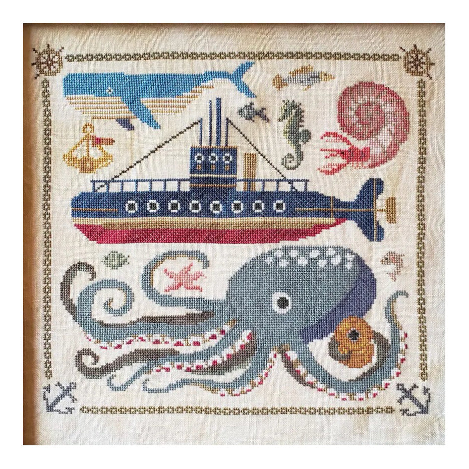 Siren Stitchworks Five Fathom Fantasy Cross Stitch Pattern