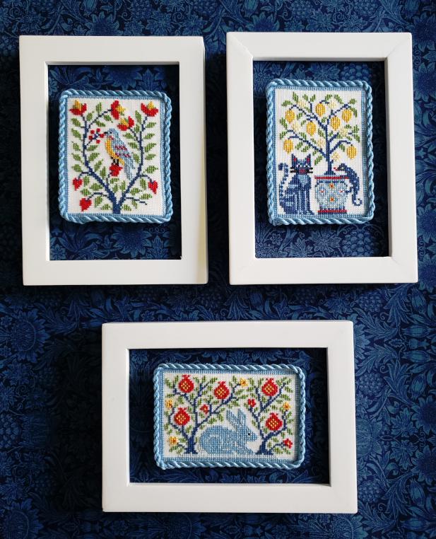 Siren Stitchworks Mediterranean Garden Friends Cross Stitch Pattern