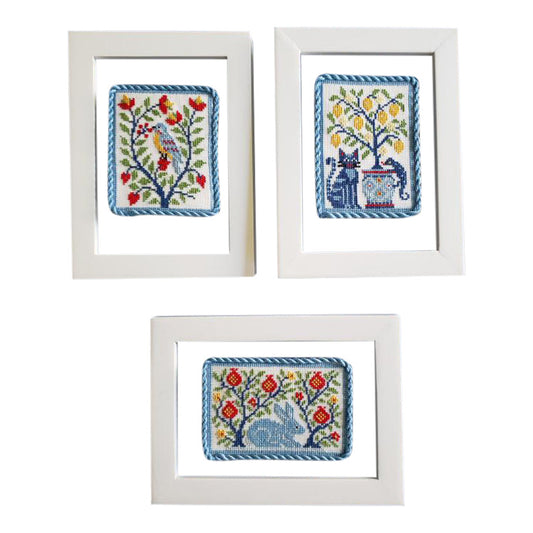 Siren Stitchworks Mediterranean Garden Friends Cross Stitch Pattern