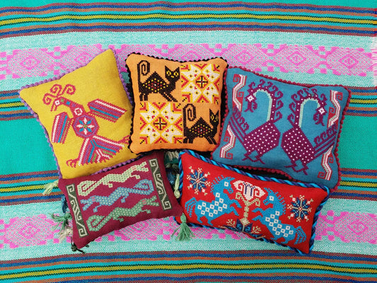 Siren Stitchworks Mexican Menagerie Jewel Tones Cross Stitch Pattern