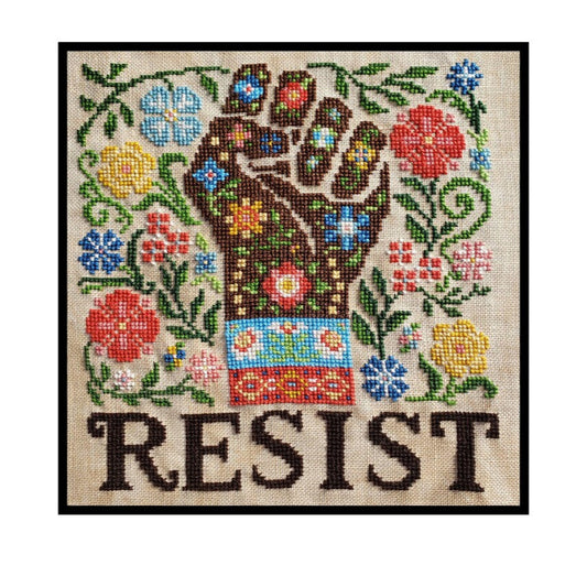 Siren Stitchworks Resist Cross Stitch Pattern