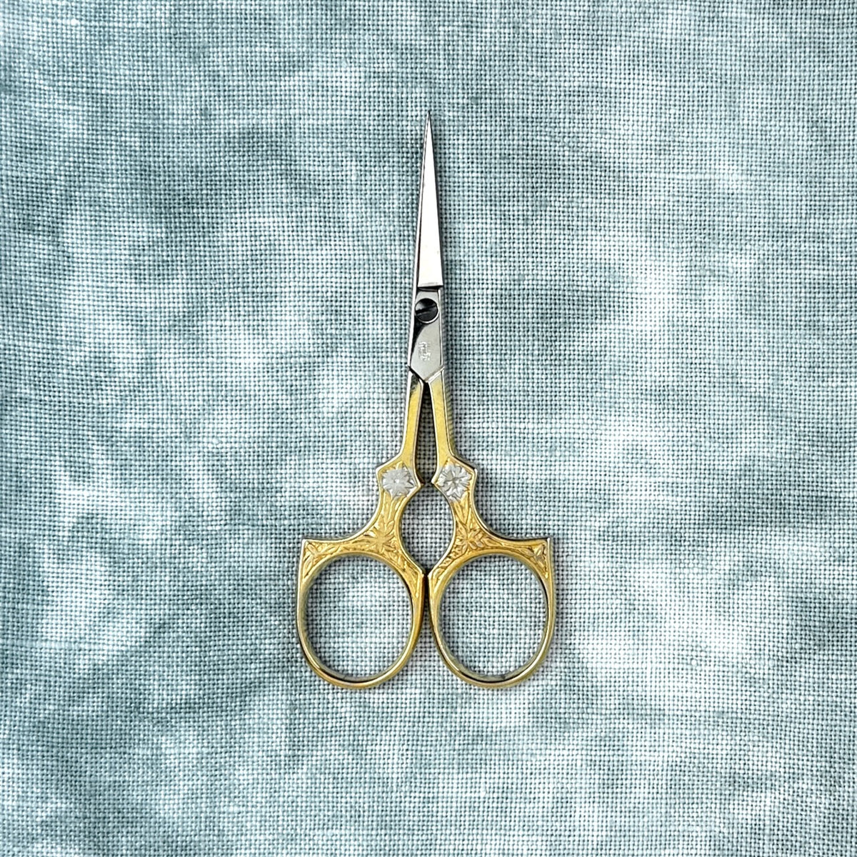 Solingen Gold Plated Star Embroidery Scissors