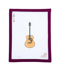 Spellbound Stitchery Acoustic Guitar Needlepoint Canvas