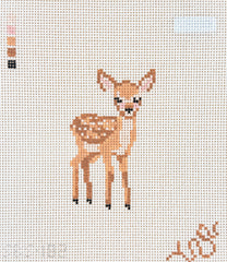 Spellbound Stitchery Baby Deer Needlepoint Canvas