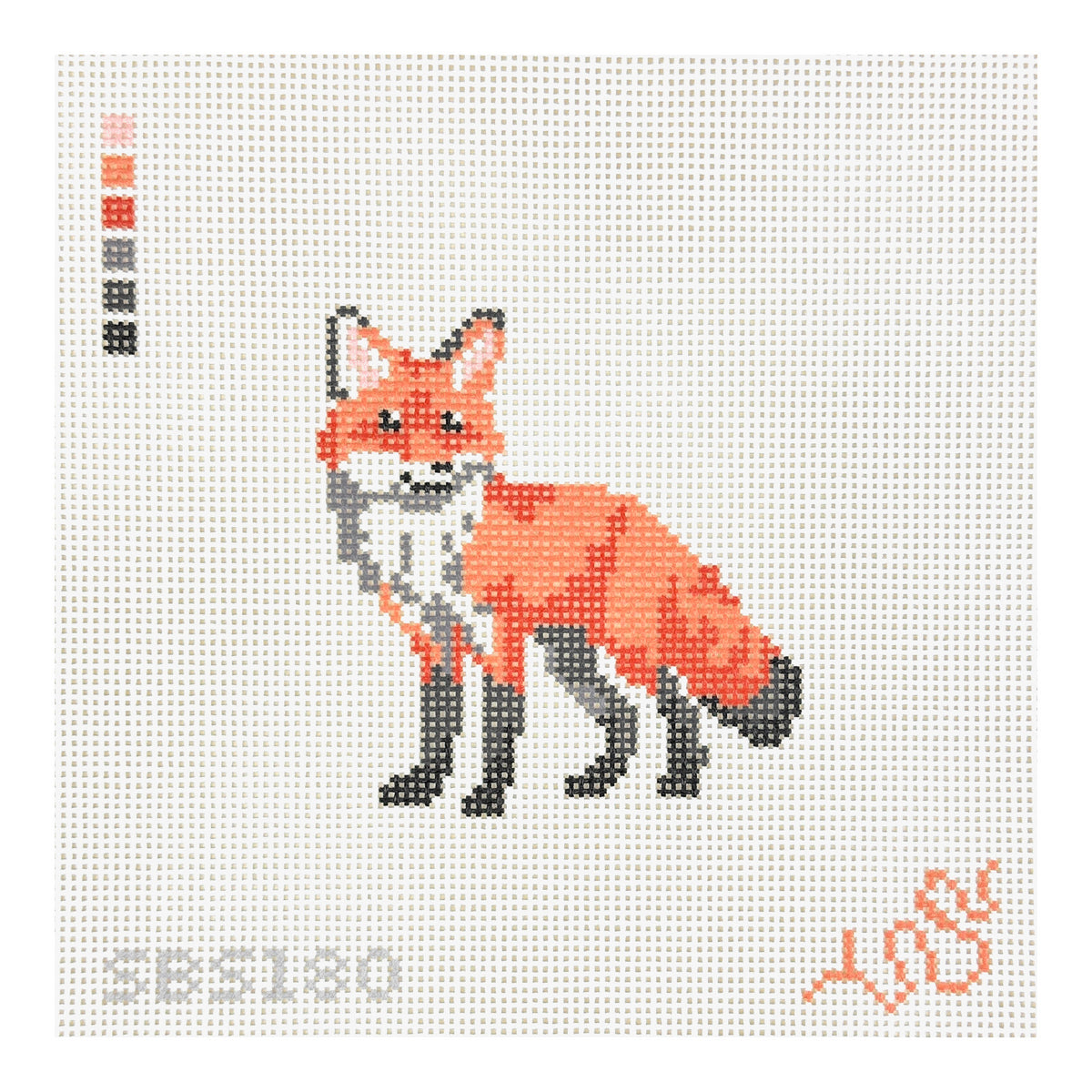 Spellbound Stitchery Baby Fox Needlepoint Canvas