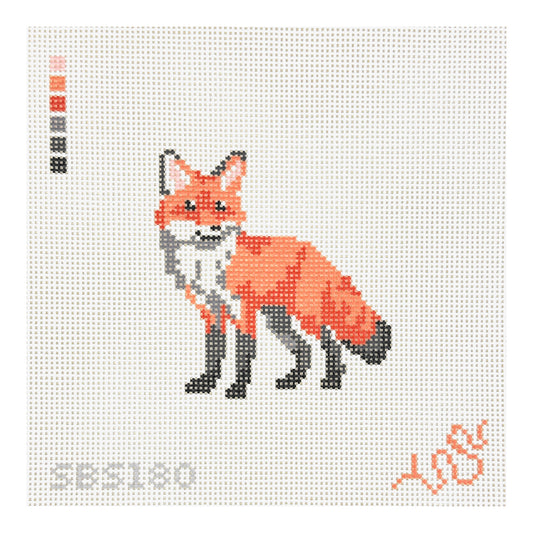 Spellbound Stitchery Baby Fox Needlepoint Canvas