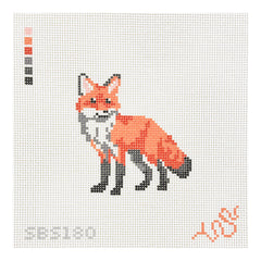 Spellbound Stitchery Baby Fox Needlepoint Canvas