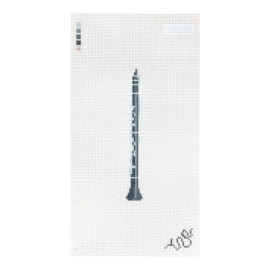 Spellbound Stitchery Clarinet Needlepoint Canvas