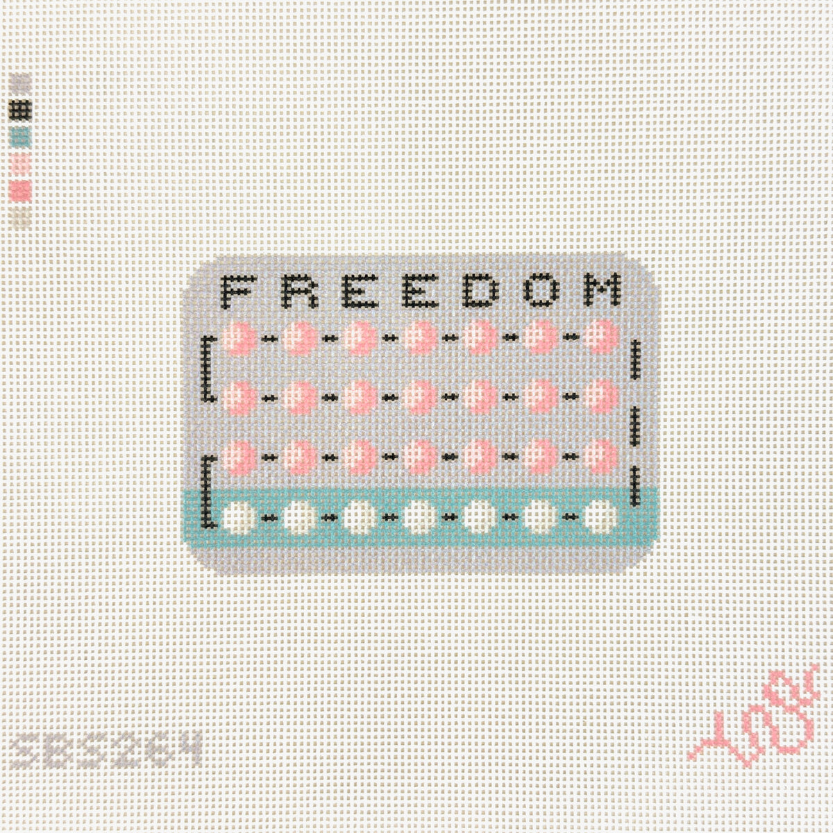 Spellbound Stitchery Freedom Needlepoint Canvas