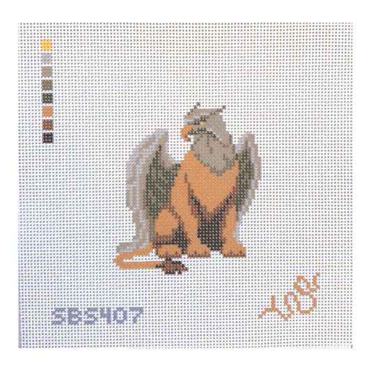 Spellbound Stitchery Griffin Needlepoint Canvas