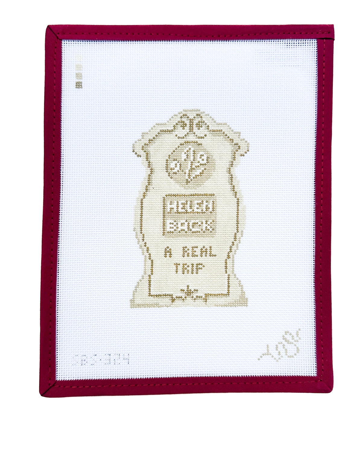 Spellbound Stitchery Helen Back Headstone Needlepoint Canvas