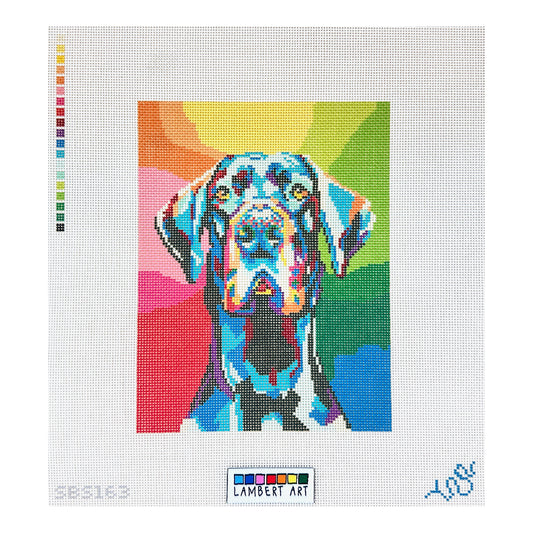 Spellbound Stitchery Lambert Art Great Dane Needlepoint Canvas