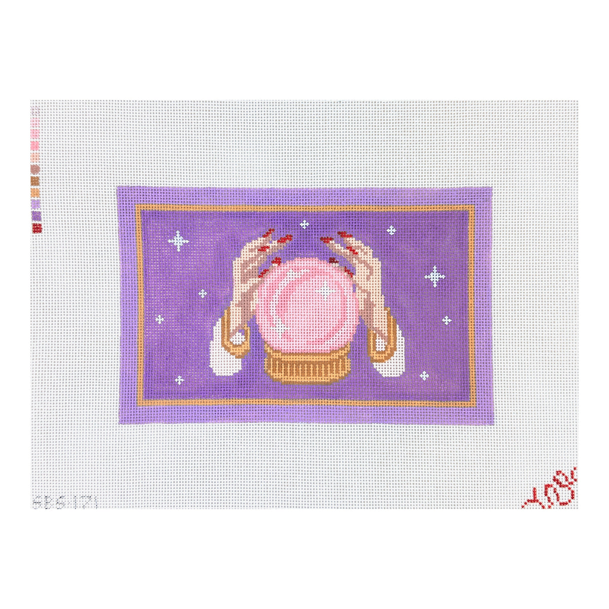 Spellbound Stitchery Mystic Crystal Ball Needlepoint Canvas
