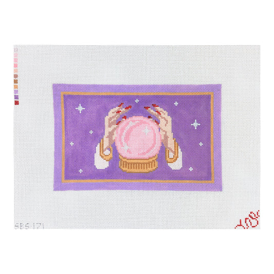 Spellbound Stitchery Mystic Crystal Ball Needlepoint Canvas