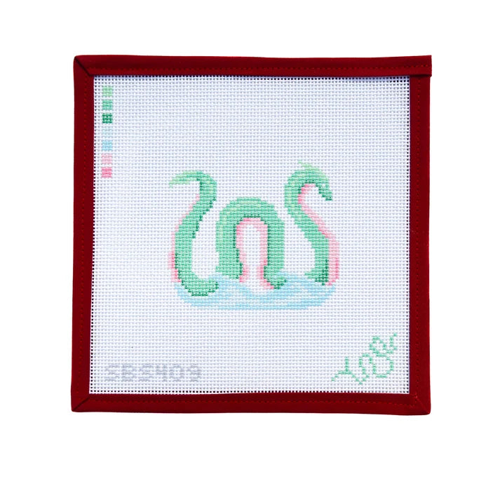 Spellbound Stitchery Sea Serpent Needlepoint Canvas