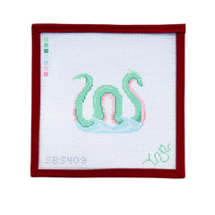 Spellbound Stitchery Sea Serpent Needlepoint Canvas