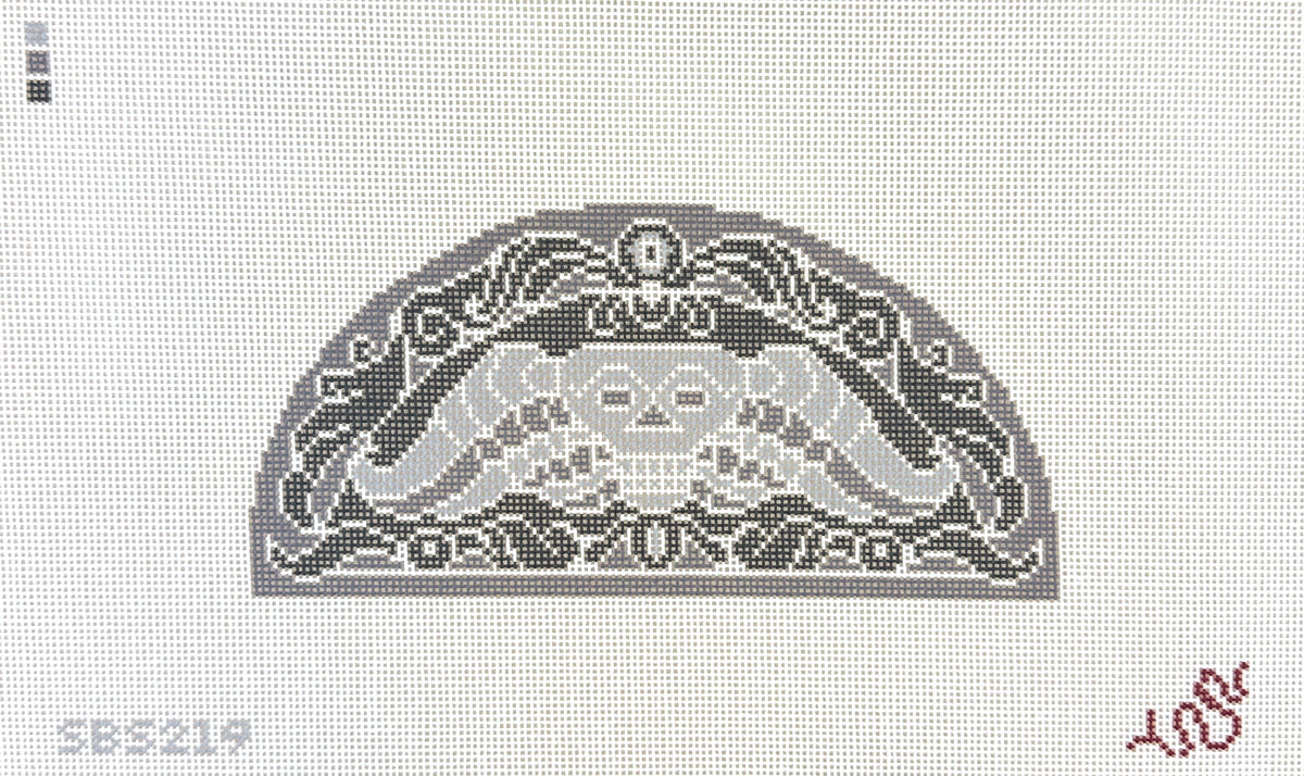 Spellbound Stitchery Winged Death Needlepoint Canvas