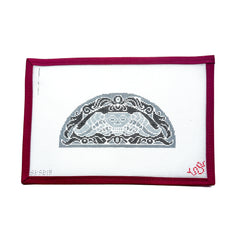 Spellbound Stitchery Winged Death Needlepoint Canvas - Stitch Printed