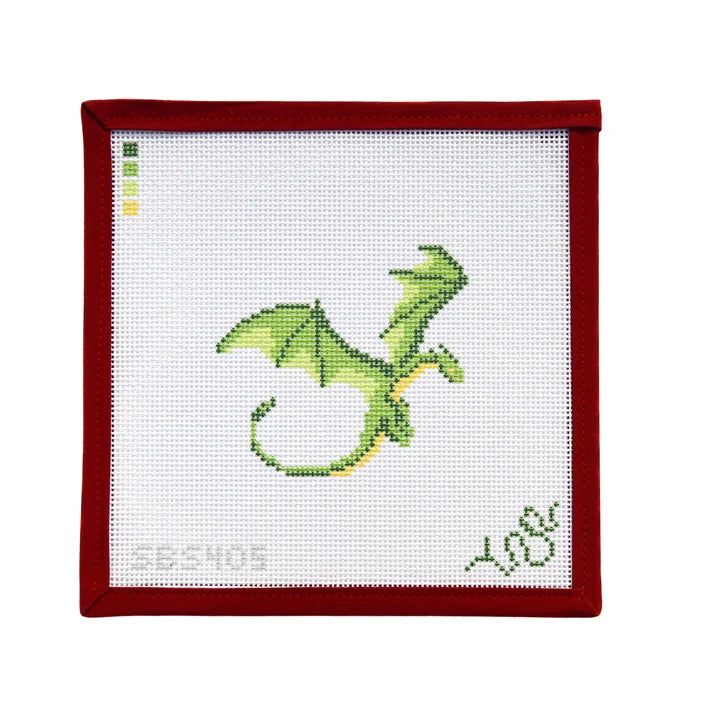 Spellbound Stitchery Wyvern Needlepoint Canvas