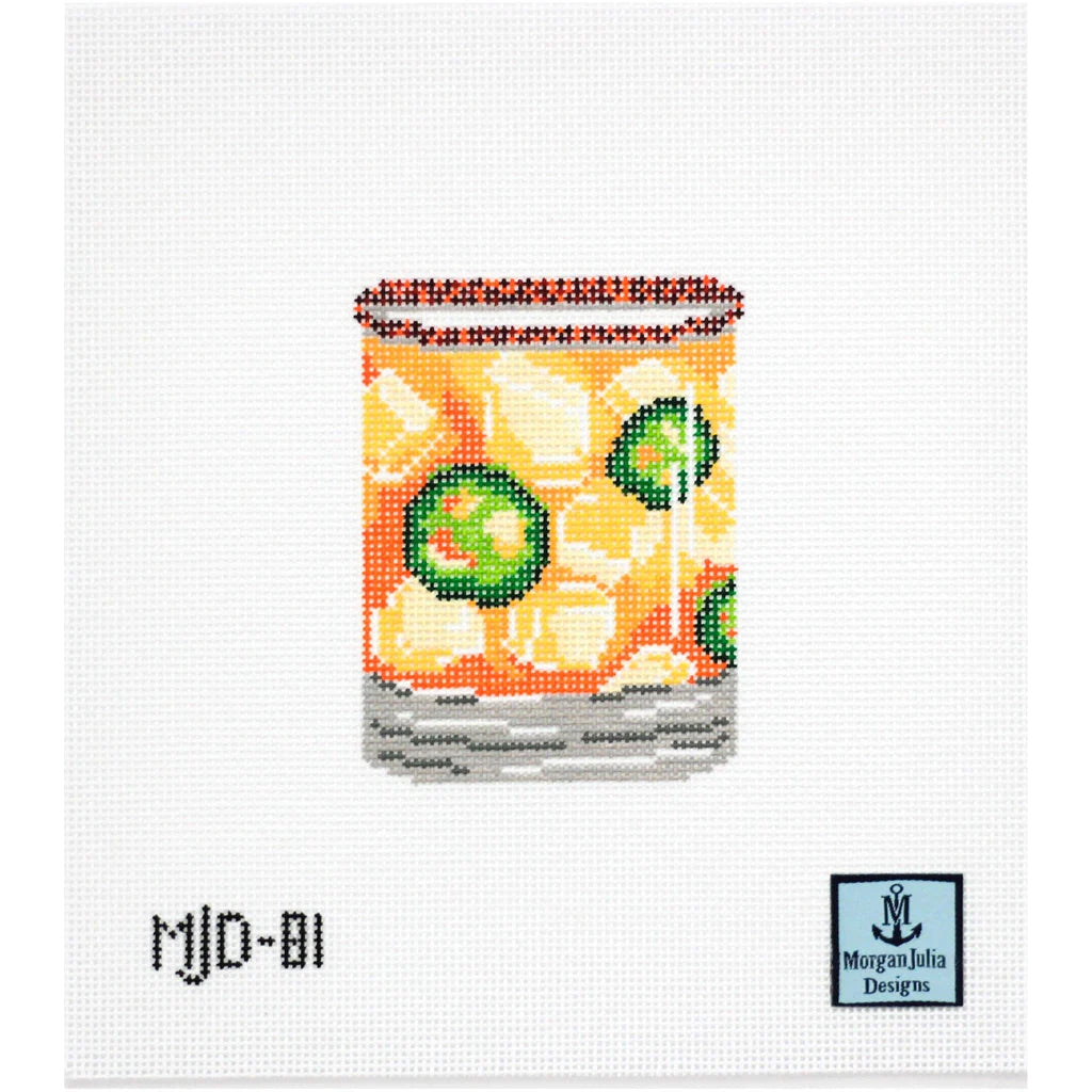 Morgan Julia Designs Spicy Margarita Needlepoint Canvas