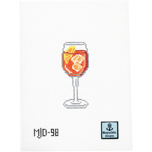 Morgan Julia Designs Spritz Cocktail Needlepoint Canvas