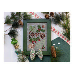 Sprouting Lupine Longest Night Nature Walk Cross Stitch Pattern