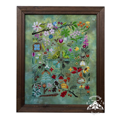 Sprouting Lupine Nature's Journey Cross Stitch Pattern