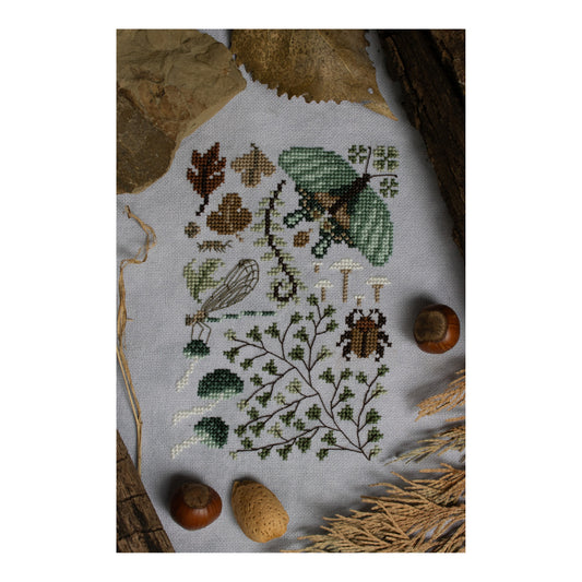 Sprouting Lupine Petrichor Nature Walk Cross Stitch Pattern