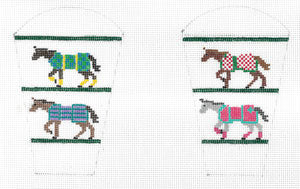The Meredith Collection Horse Blankets Needlepoint Canvas