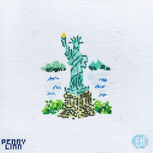 Penny Linn Evelyn Henson Statue of Liberty Needlepoint Canvas