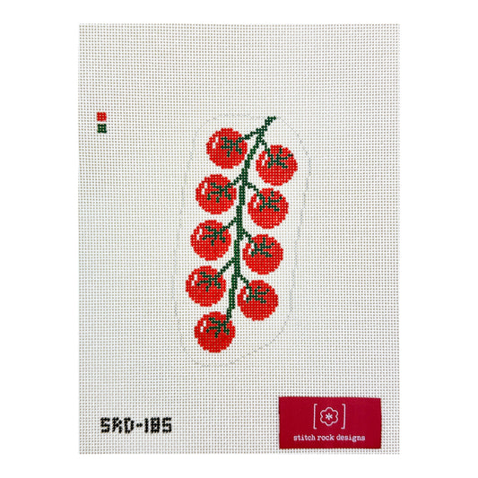 Stitch Rock Designs Cherry Tomatoes Needlepoint Canvas