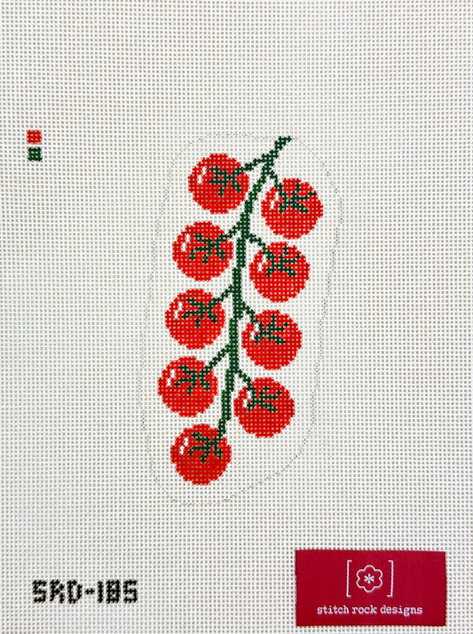 Stitch Rock Designs Cherry Tomatoes Needlepoint Canvas