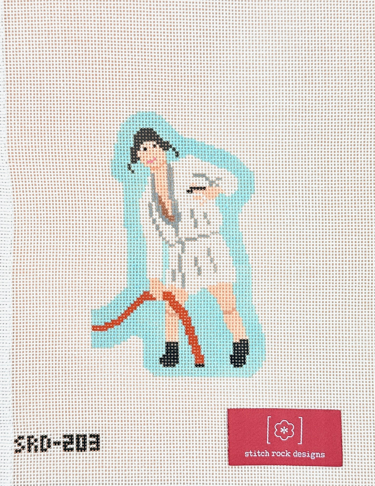 Stitch Rock Designs Cousin Eddie Needlepoint Canvas