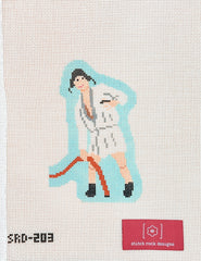 Stitch Rock Designs Cousin Eddie Needlepoint Canvas