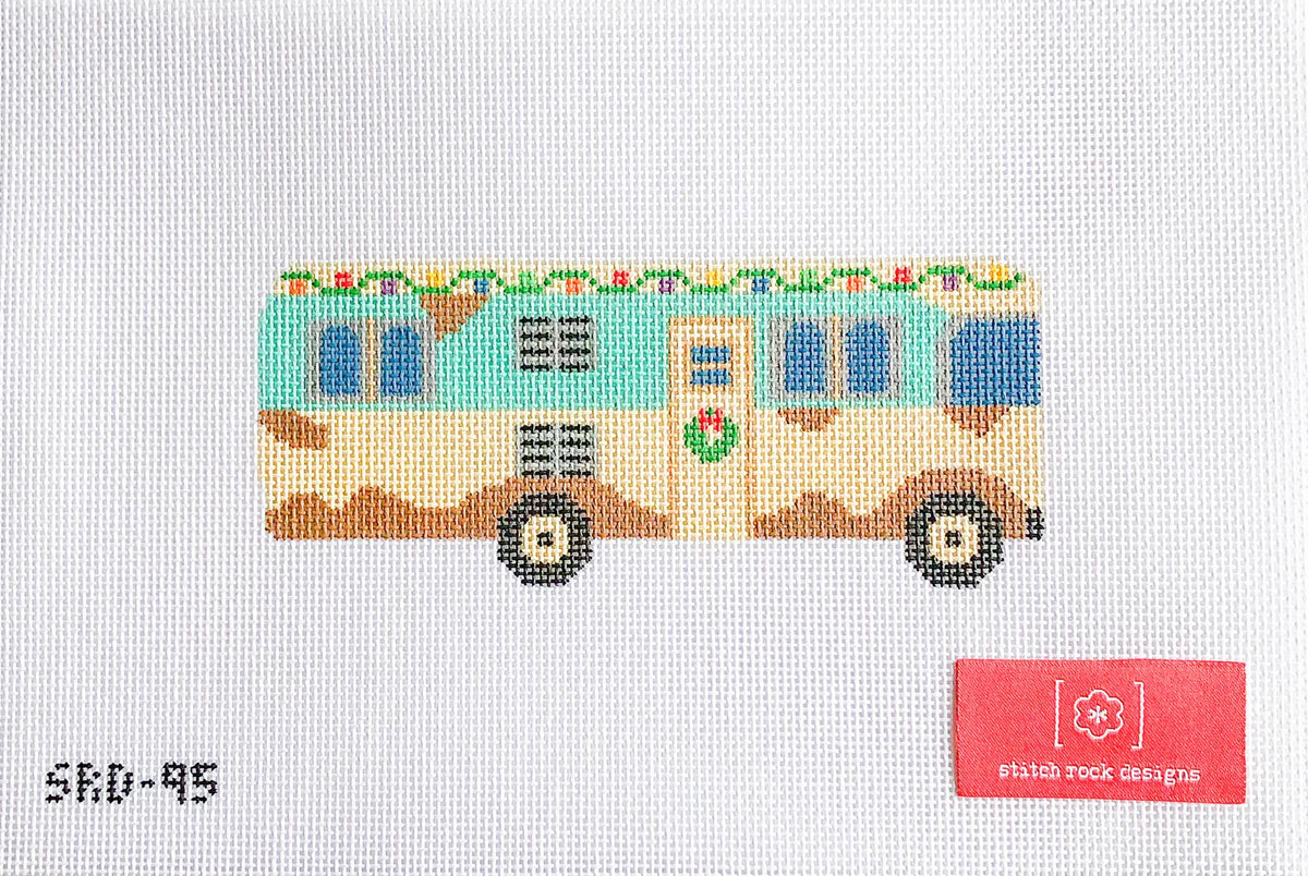 Stitch Rock Designs Eddie's RV Needlepoint Canvas