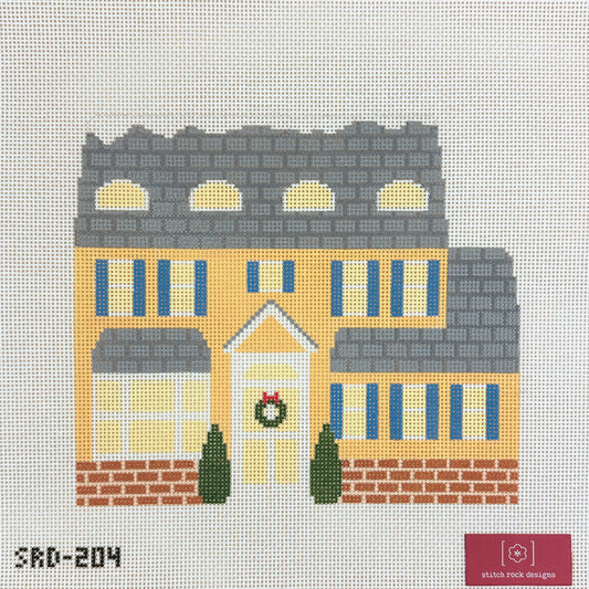 Stitch Rock Designs Griswold House Needlepoint Canvas