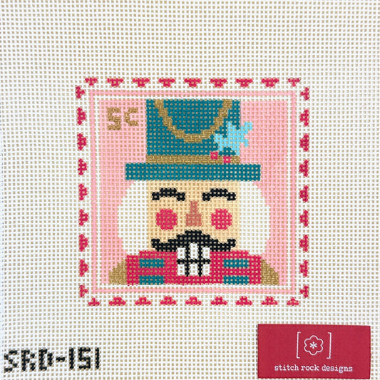 Stitch Rock Designs Nutcracker Stamp Needlepoint Canvas