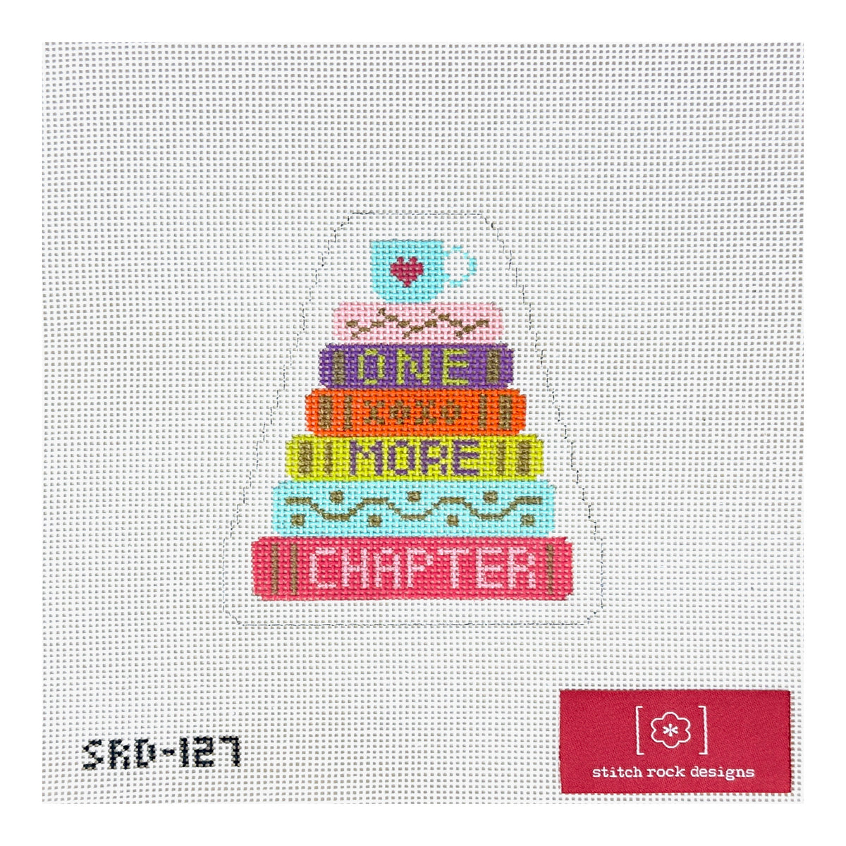 Stitch Rock Designs One More Chapter Needlepoint Canvas