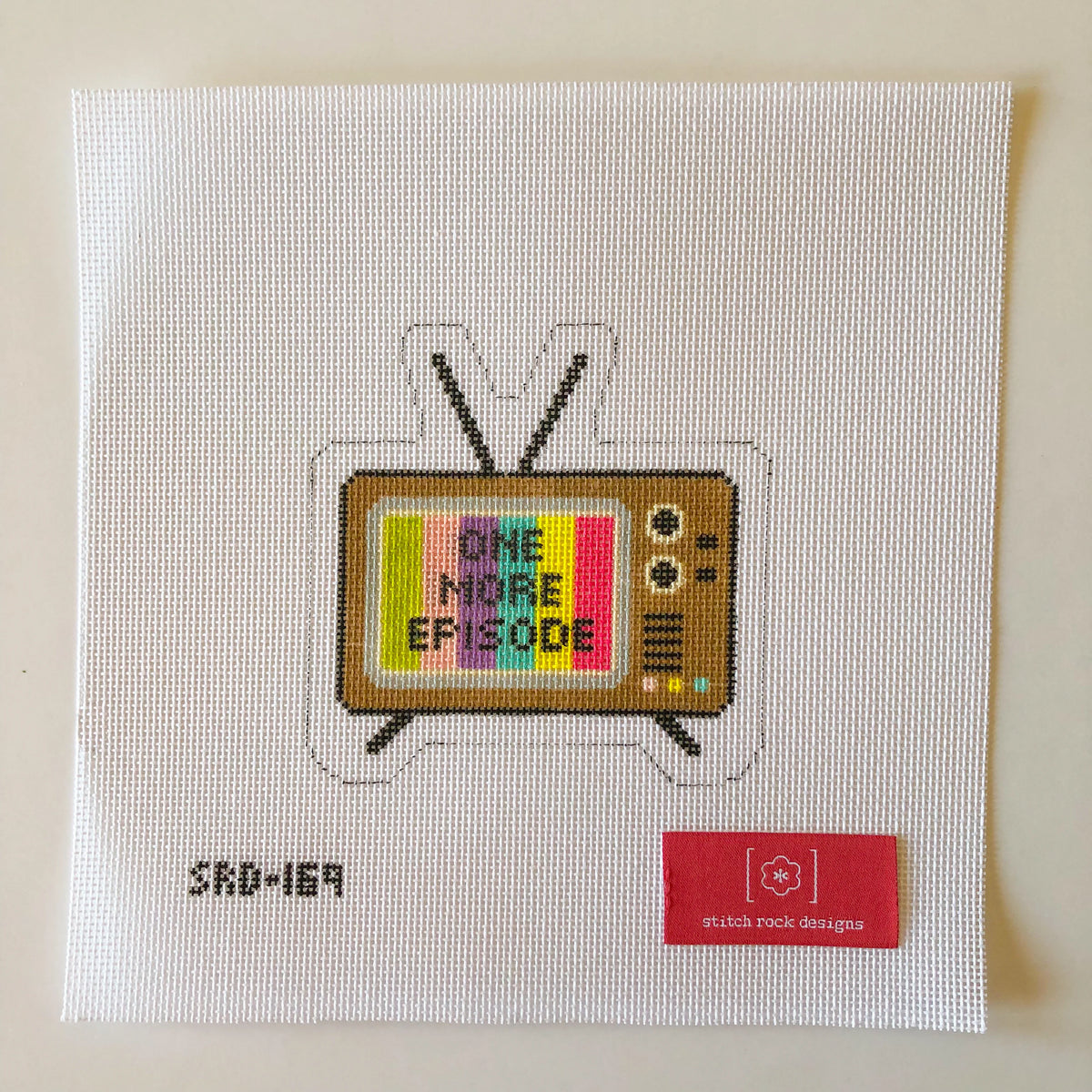 Stitch Rock Designs One More Episode Needlepoint Canvas