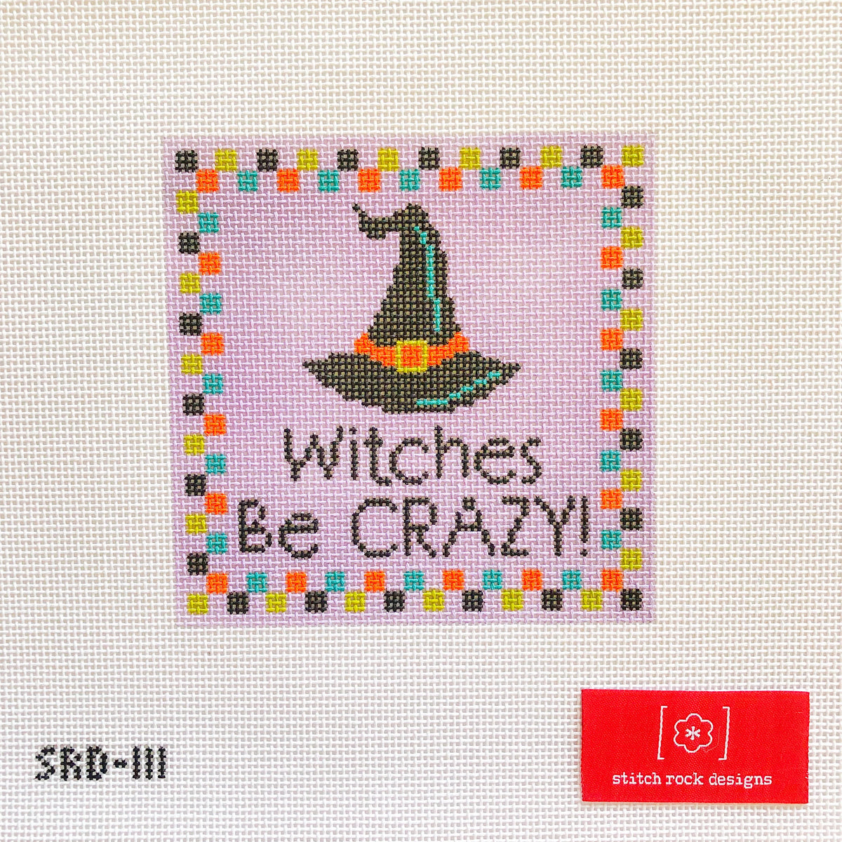 Stitch Rock Designs Witches Be Crazy Needlepoint Canvas
