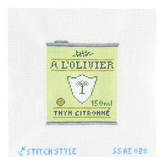 Stitch Style Alli Eagan Designs Olive Oil Needlepoint Canvas