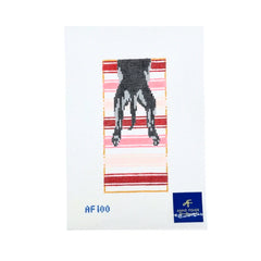 Stitch Style Anne Fisher Black Lab Dog Sploot Needlepoint Canvas