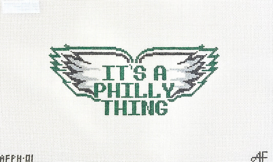 Stitch Style Anne Fisher Designs It's a Philly Thing Needlepoint Canvas - Large