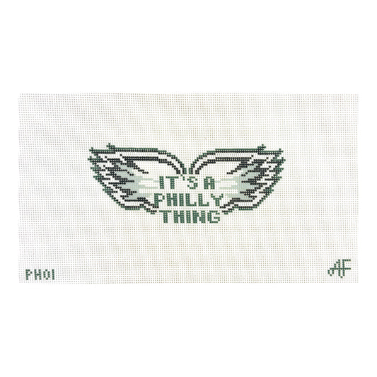 Stitch Style Anne Fisher Designs It's a Philly Thing Needlepoint Canvas