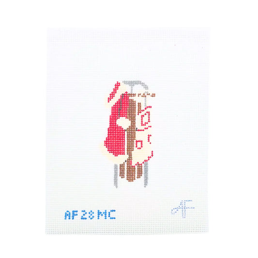 Stitch Style Anne Fisher Mrs. Clause Sled Needlepoint Canvas
