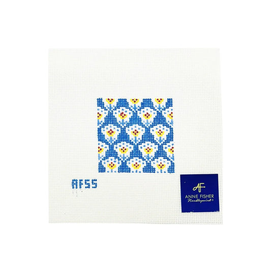 Stitch Style Anne Fisher Provence Needlepoint Canvas - Blue