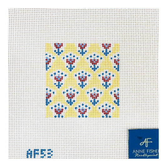 Stitch Style Anne Fisher Provence Needlepoint Canvas - Yellow
